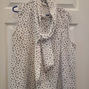 Beautiful Sleeveless Chase Bank Uniform Blouse